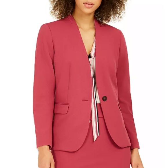 Nine West Collarless Blazer